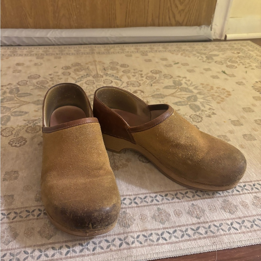 Dansko Brown Leather Clogs
